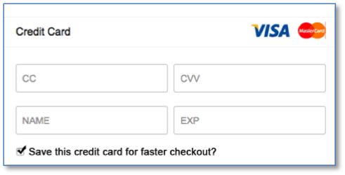 Credit Card Tokenization Payment form